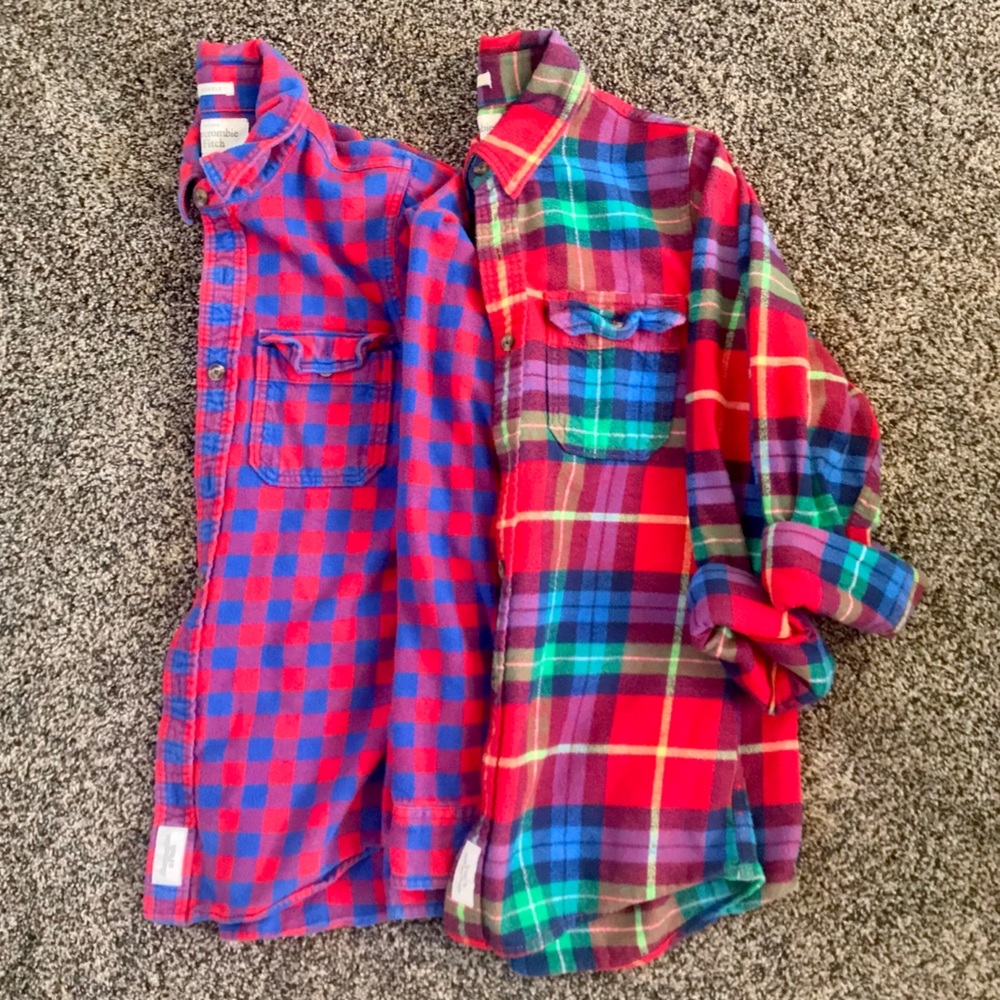 Abercrombie Holiday Season Flannels